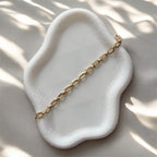 Pulsera de Eslabones Dorados