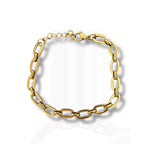 Pulsera de Eslabones Dorados