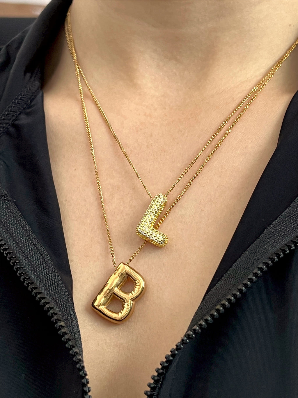 Colgante Inicial Bubble Sólida